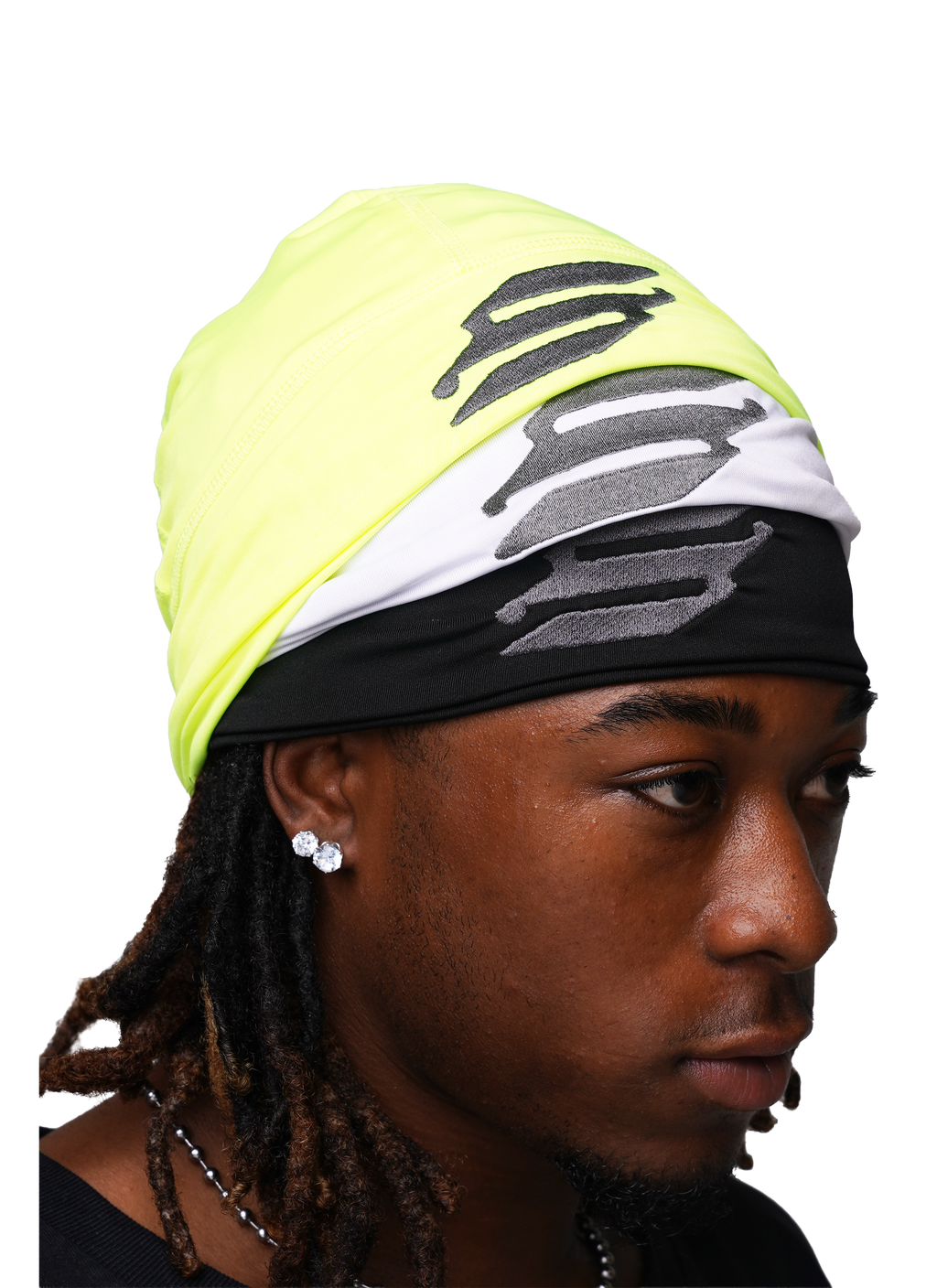 3 Cap Bundle — Moisture-Wicking, Protects Braids & Locs, 6 Looks