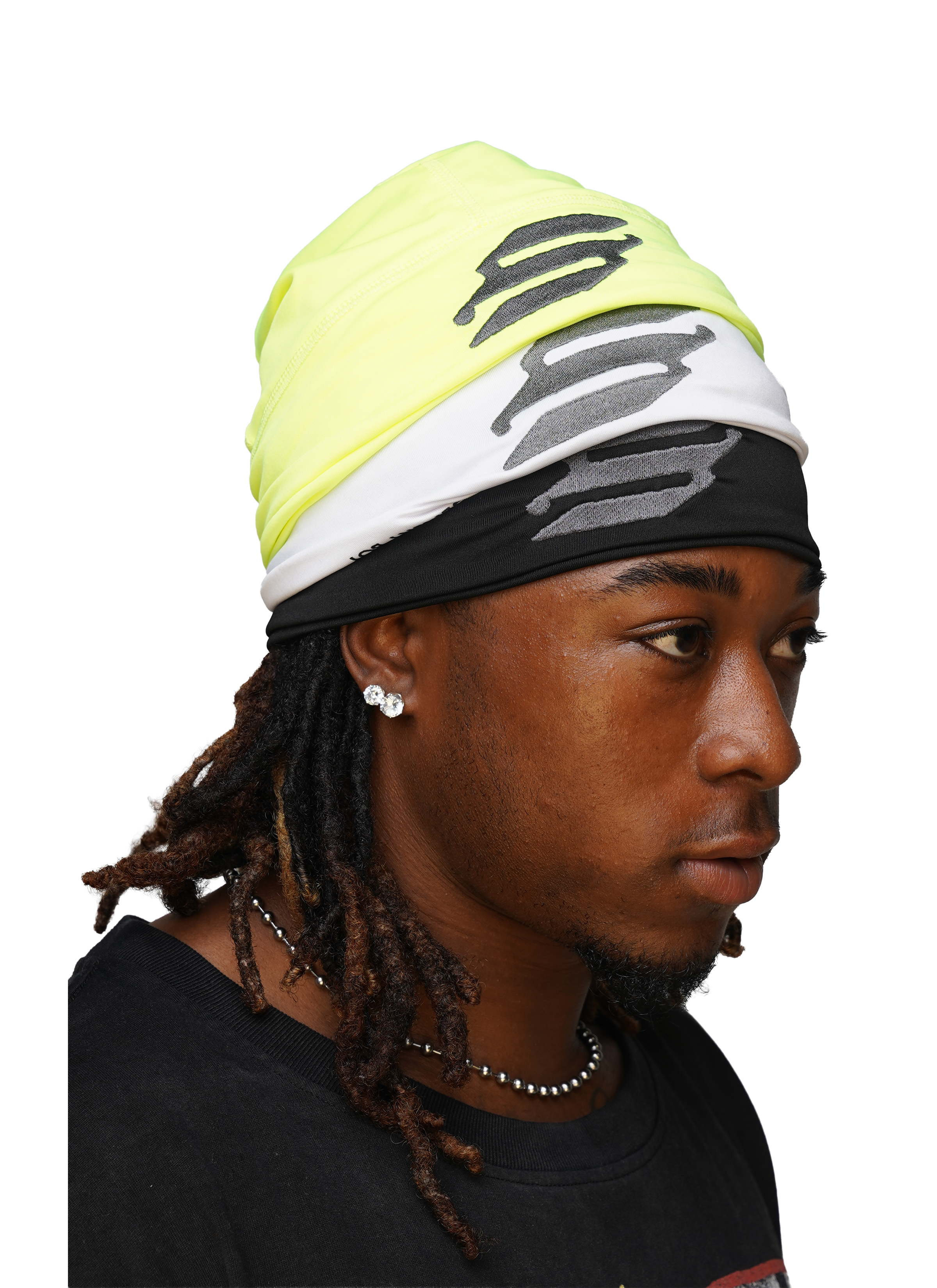 3 Cap Bundle — Moisture-Wicking, Protects Braids & Locs, 6 Looks
