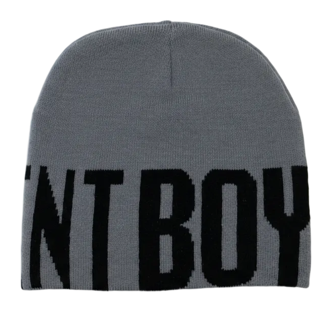 GRAY BASEMENT BOY BEANIE
