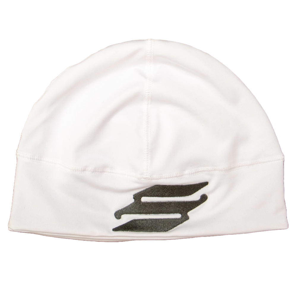 White BB Reversible Skull Cap
