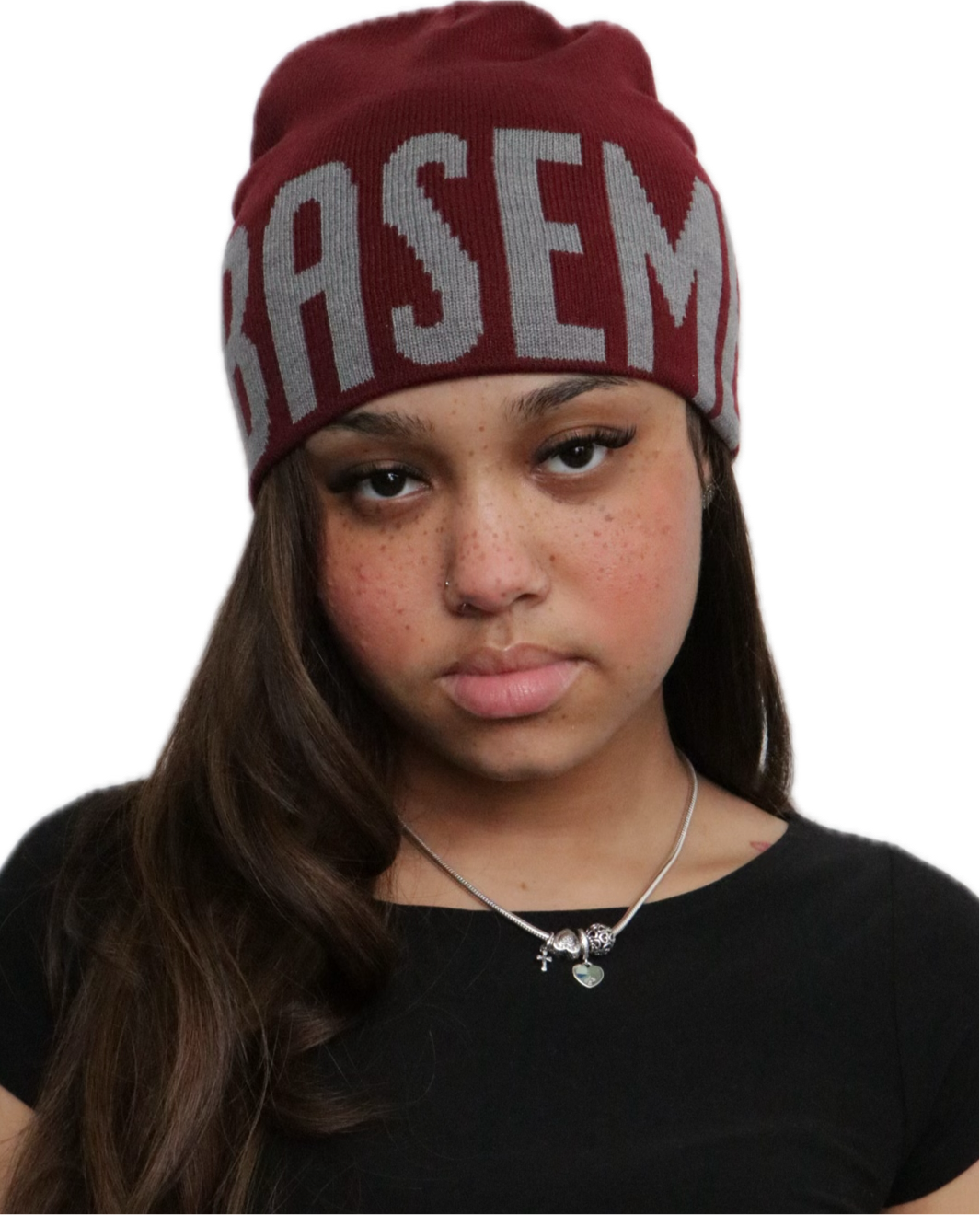 MAROON BASEMENT BOY BEANIE