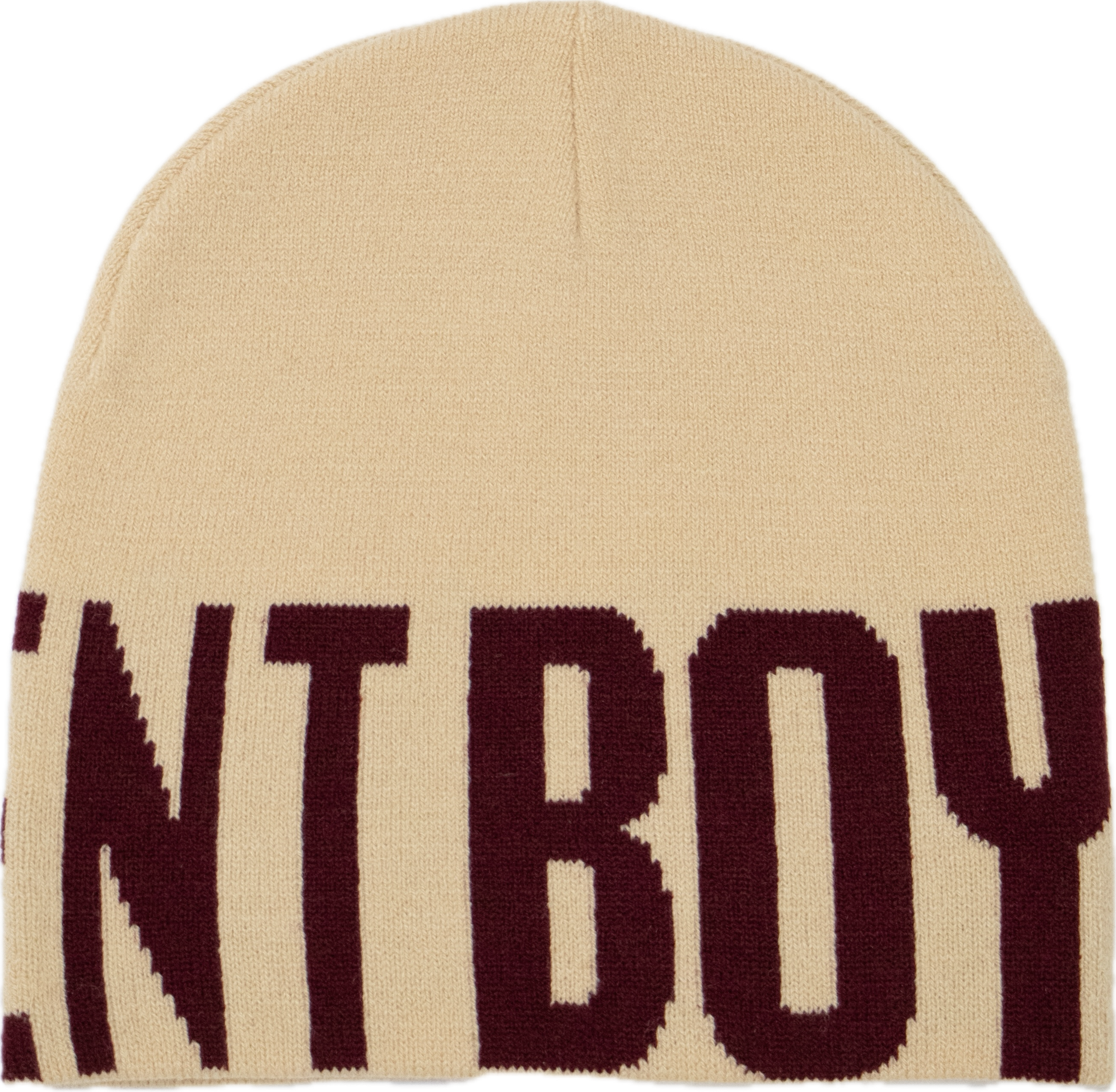 CREAM BASEMENT BOY BEANIE